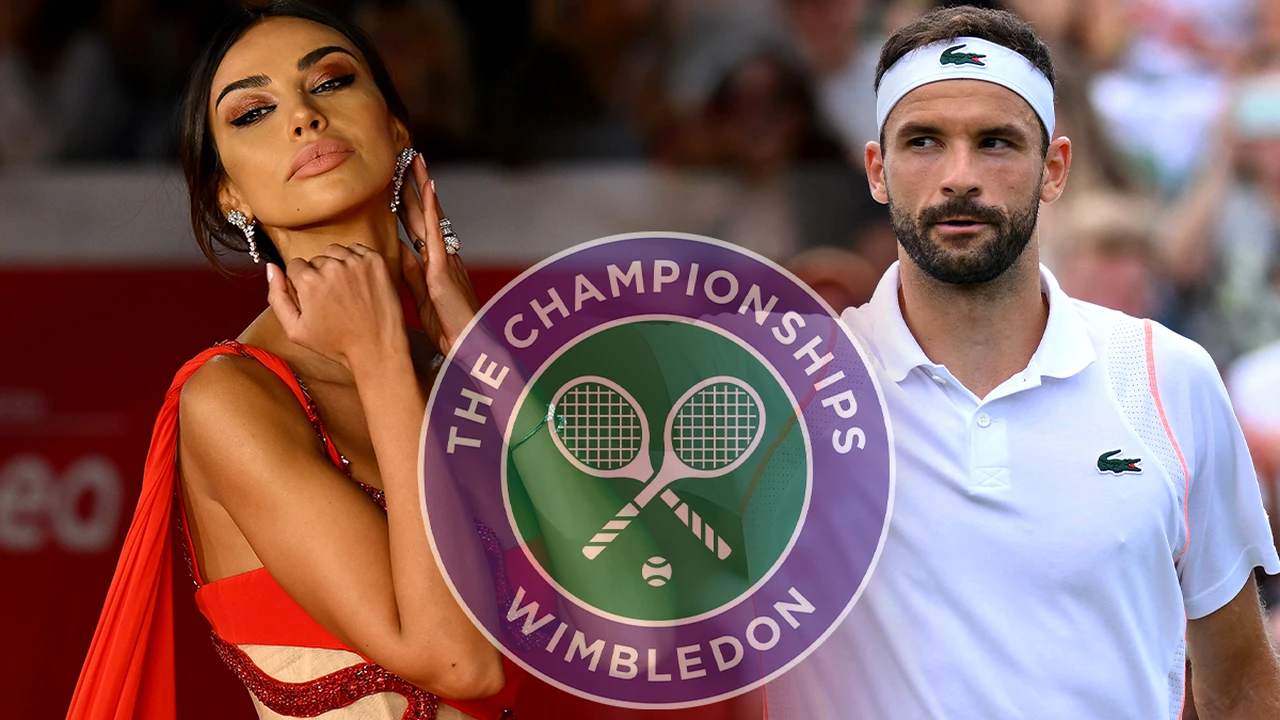 Nu s-au mai abținut și s-au sărutat în fața tuturor la Wimbledon. Mădălina Ghenea și Grigor Dimitrov, moment pasional
