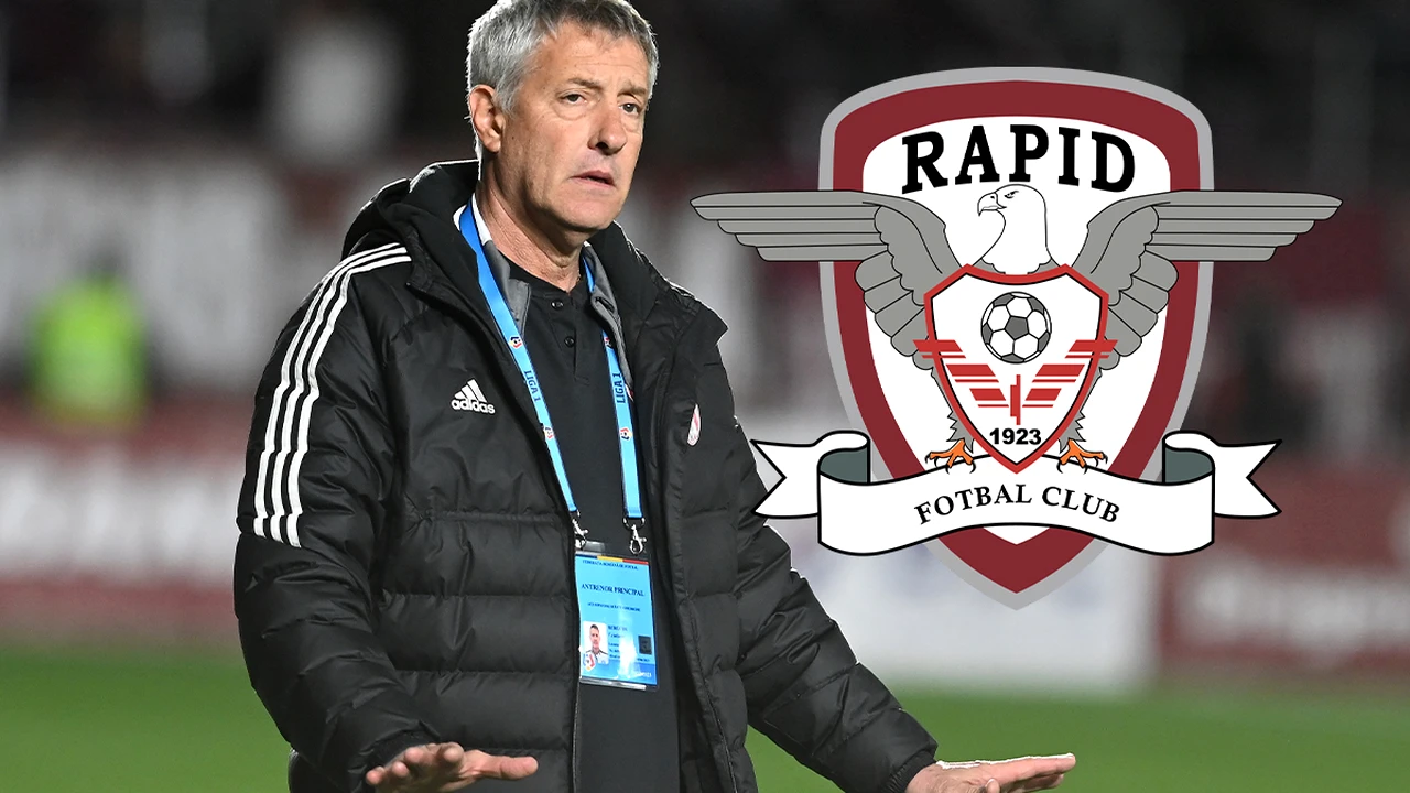 Prima plecare de la Rapid după instalarea lui Cristiano Bergodi