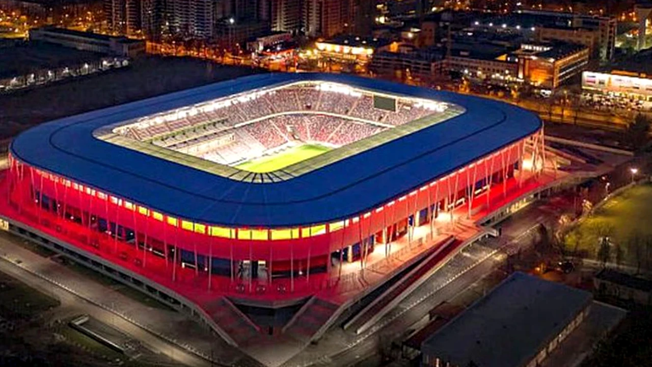 Stadionul surpriză ales de TSKA 1948 Sofia pentru a face antrenamentul înaintea returului cu FCSB