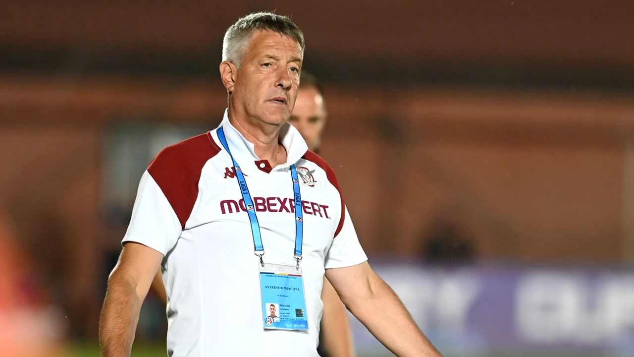 Un suporter a intrat la conferință peste Bergodi. Ce dialog a avut cu antrenorul Rapidului: “Stai puțin”