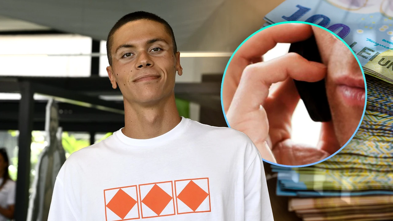 A făcut 10.000 de lei în timp ce vorbea la telefon. David Popovici, gest impresionant înainte de ziua lui