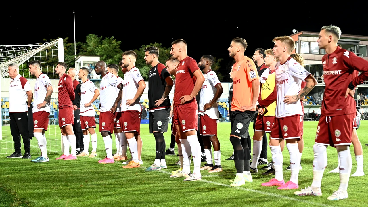 ”Am rămas șocat. Nu știam nimic”. Fotbalistul de la Rapid care a aflat de la TV că a fost dat afară