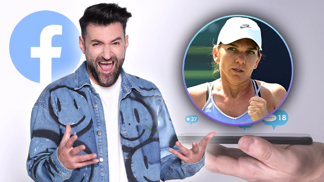 Ce a apărut pe pagina de Facebook a lui Smiley după suspendarea Simonei Halep. Artistul, mesaj de încurajare pentru sportivă
