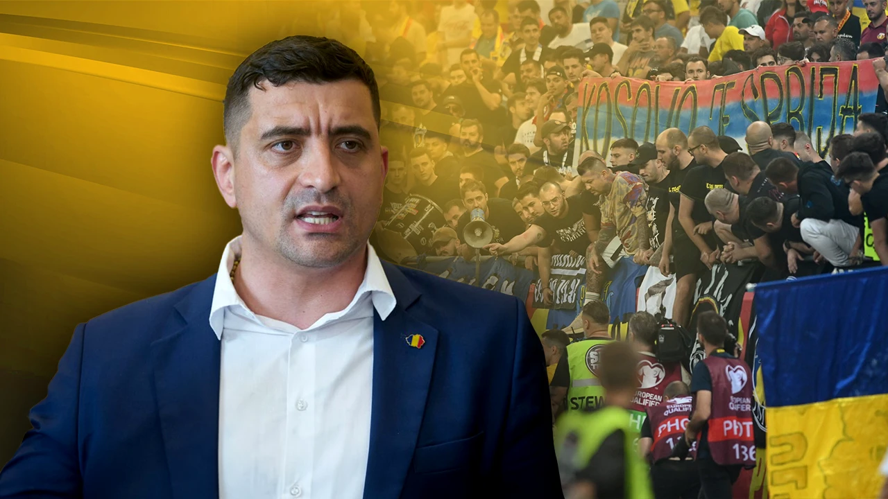 Ce făcea George Simion în timp ce ultrașii Uniți sub Tricolor întrerupeau meciul România – Kosovo: „Le transmiteam prin unde”