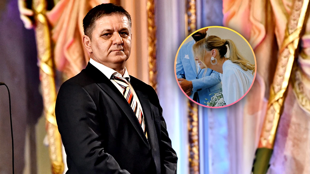 Imagini rare cu Marius Lăcătuș și soția lui, Mariana. Au „rupt” ringul de dans la nunta la care au fost nași