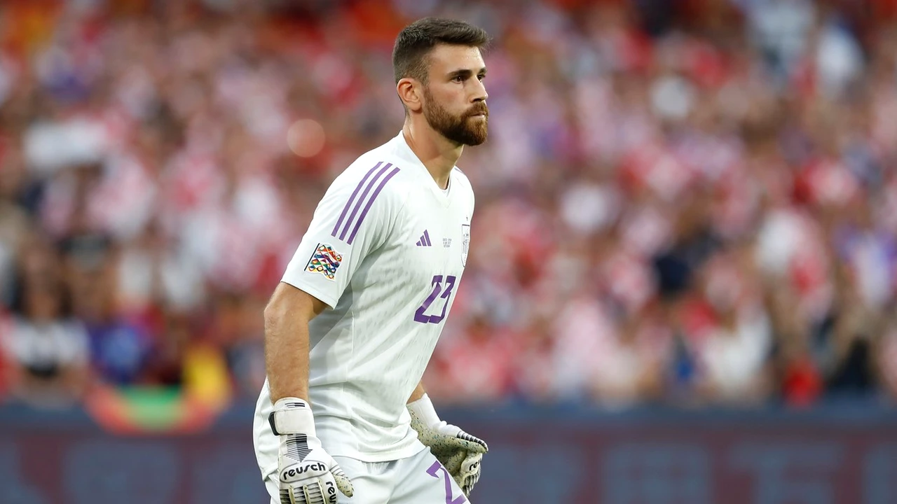 Gafă uriașă în preliminariile pentru EURO 2024. Portarul Spaniei s-a făcut de râs