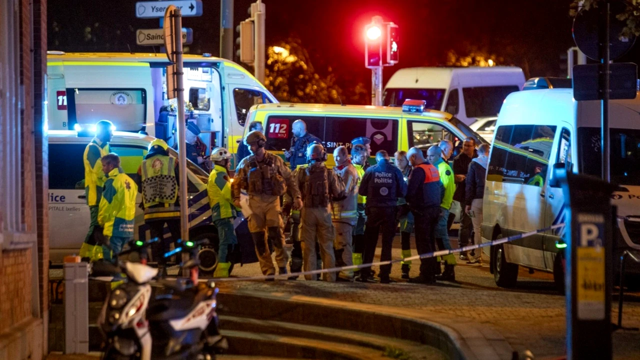 Doi fani suedezi, uciși la Bruxelles înaintea meciului Belgia – Suedia. Jocul a fost oprit definitiv la pauză