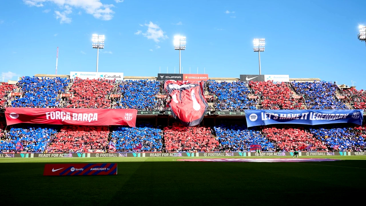 Coregrafie impresionantă la El Clasico. Rolling Stones a creat nebunie la Barcelona
