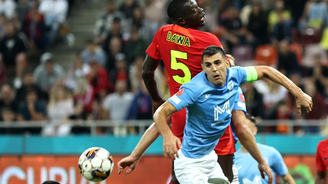 ”E ditamai hențul / Mingea se ducea în plasă / Fază complicată”. Faza în care FCSB a cerut penalty a iscat multe comentarii