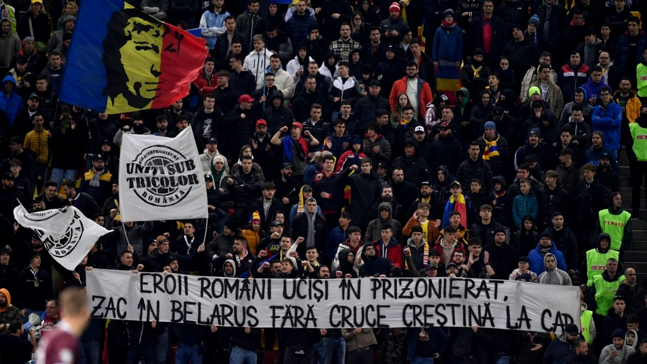 ”UEFA nu permite implicarea politicului în sport”. Fanii României, nou mesaj controversat. Unde doreau să se joace meciul cu Belarus