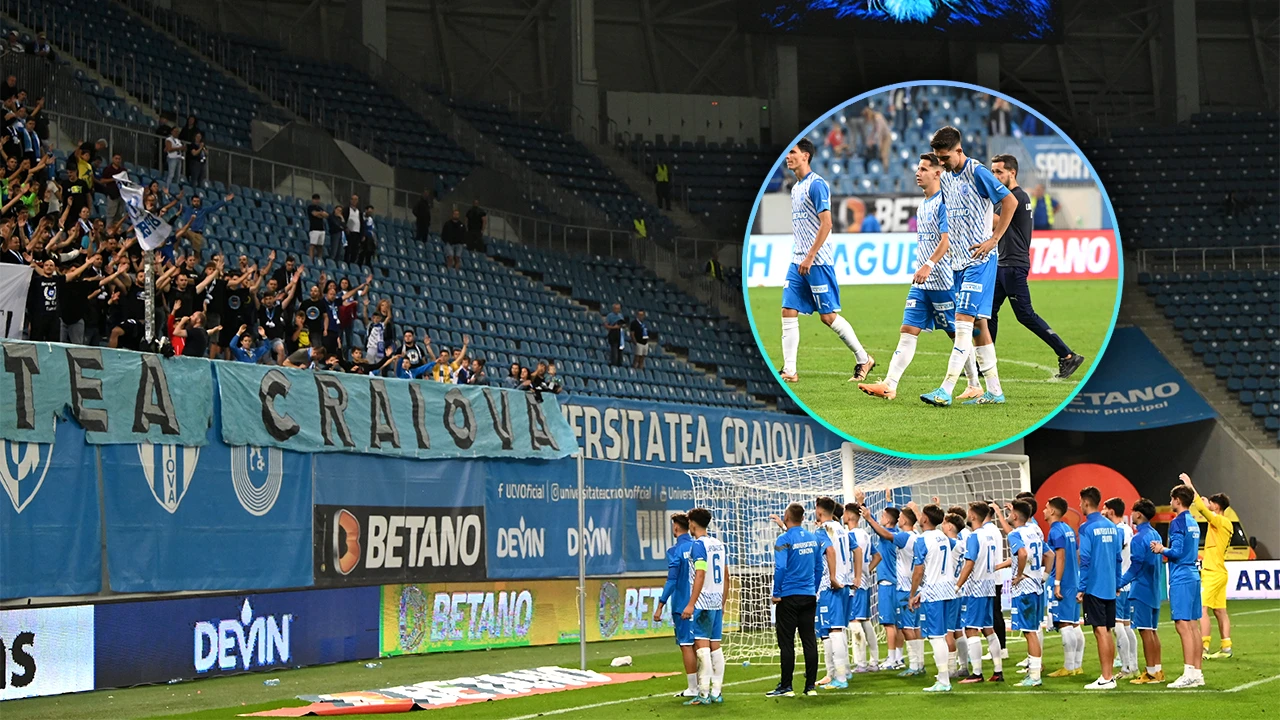Oltenii au bătut recordul de asistență la un meci din Youth League din acest sezon. Peste 4 000 de fani au urmărit drama cu Partizan
