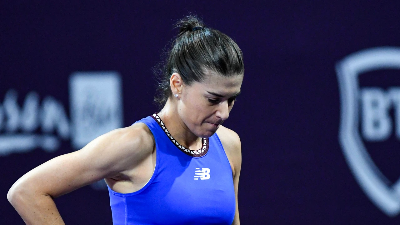 Sorana Cîrstea, umilită în primul tur de la Australian Open 2024. A pierdut după ce a condus 6-0, 4-1
