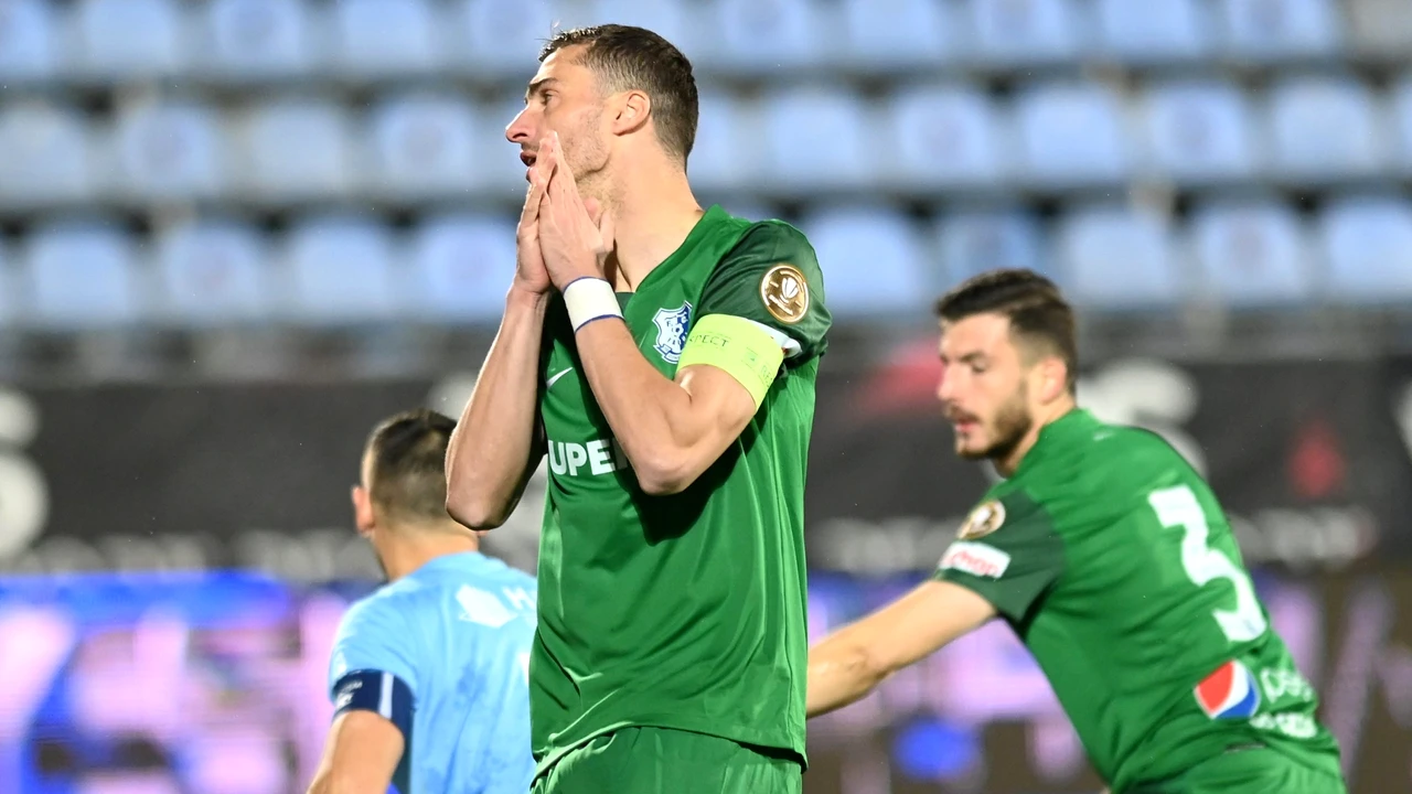 FC Voluntari – Farul 4-2. Campioana, de nerecunoscut fără Hagi pe bancă. A primit cele mai multe goluri din acest sezon