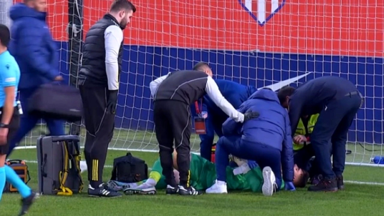 Scene șocante. Portarul lui Atletico Madrid a leșinat pe finalul partidei cu Celtic