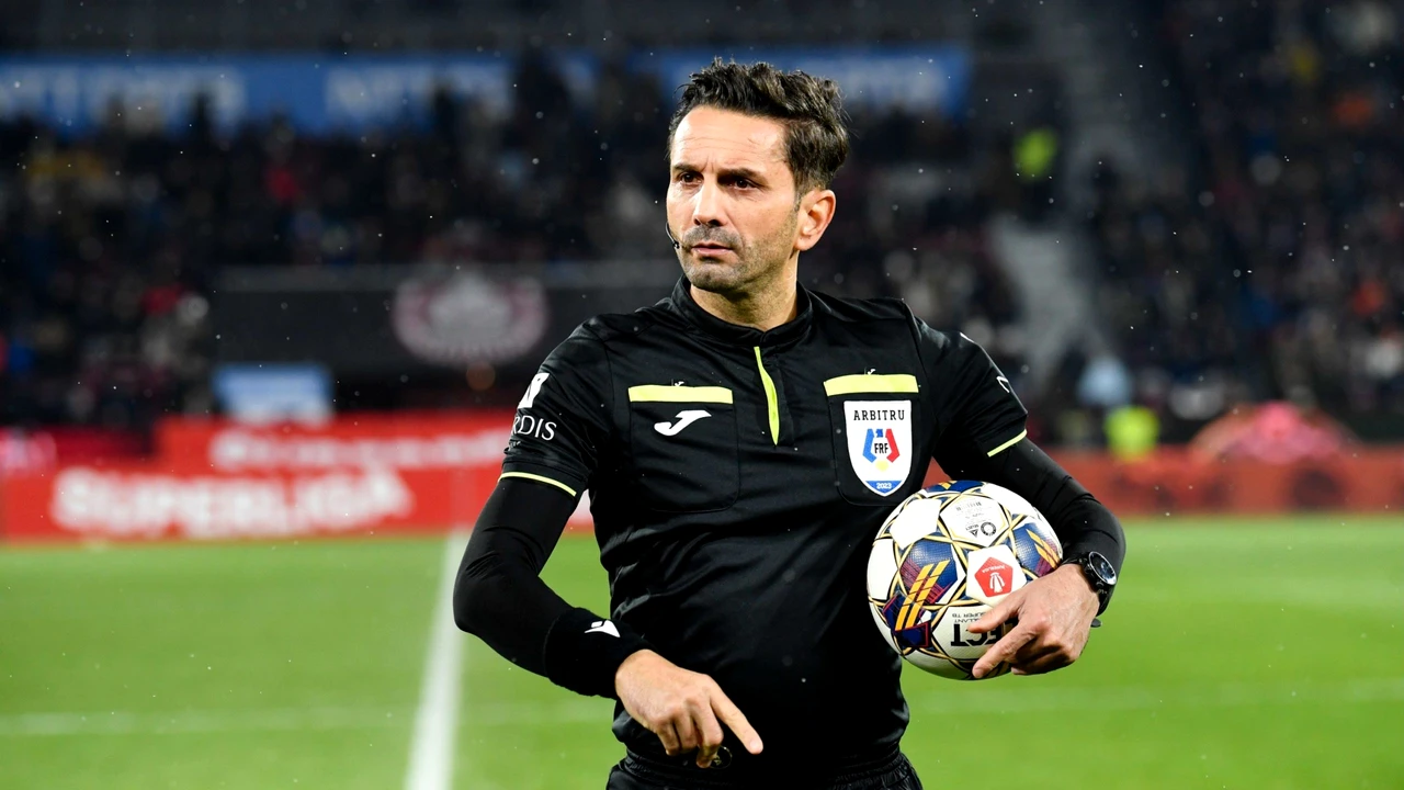 Colțescu, trimis să arbitreze în Europa după ce a “impresionat” în Liga 1. E de bază la VAR în grupele Conference League