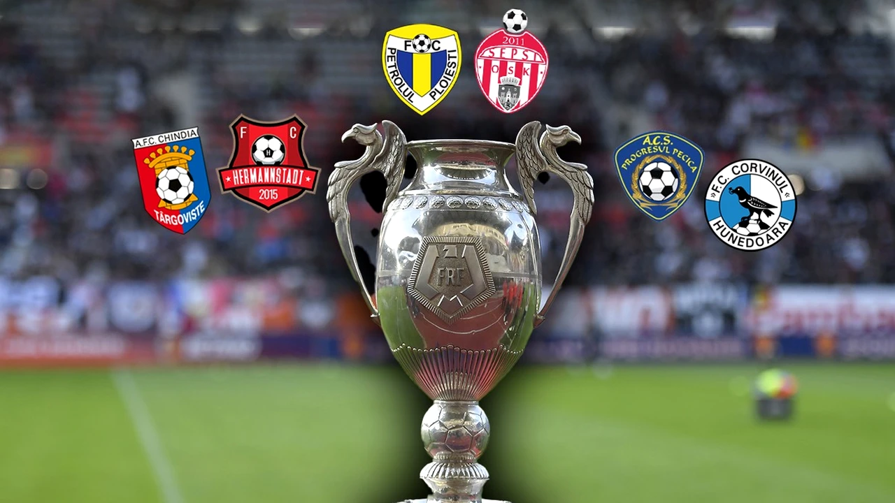 Corvinul Hunedoara şi FC Hermannstadt calificate în sferturile Cupei României