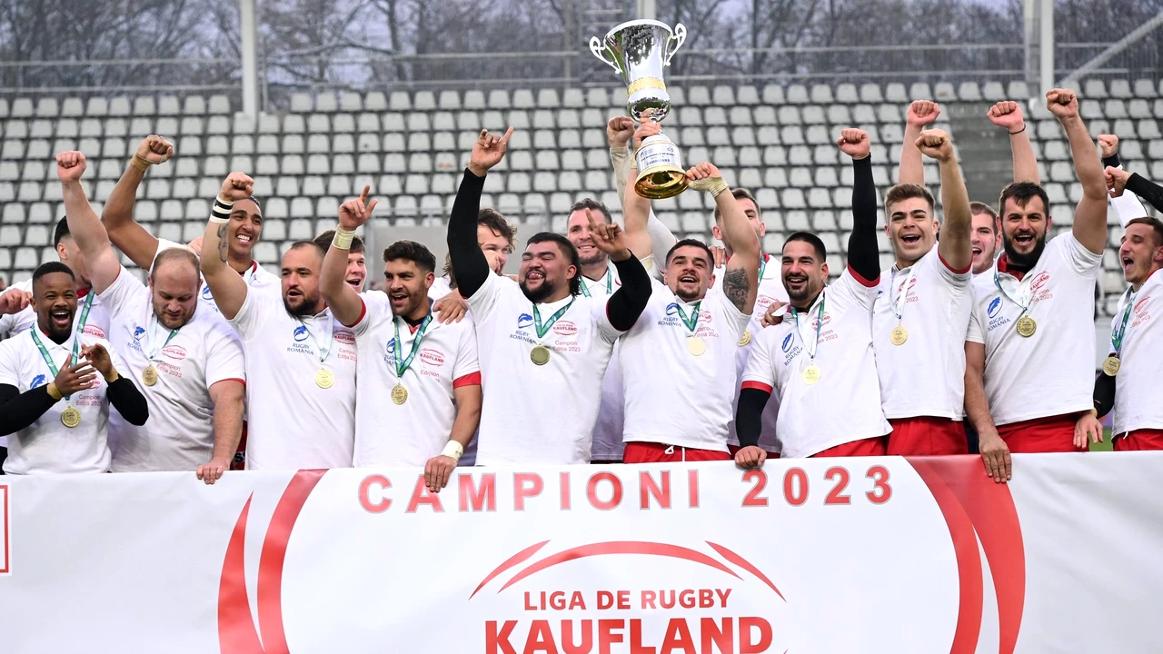 Dinamo, campioană la rugby după 15 ani. A învins echipa care a luat titlul în ultimii 4 ani, Știința Baia Mare