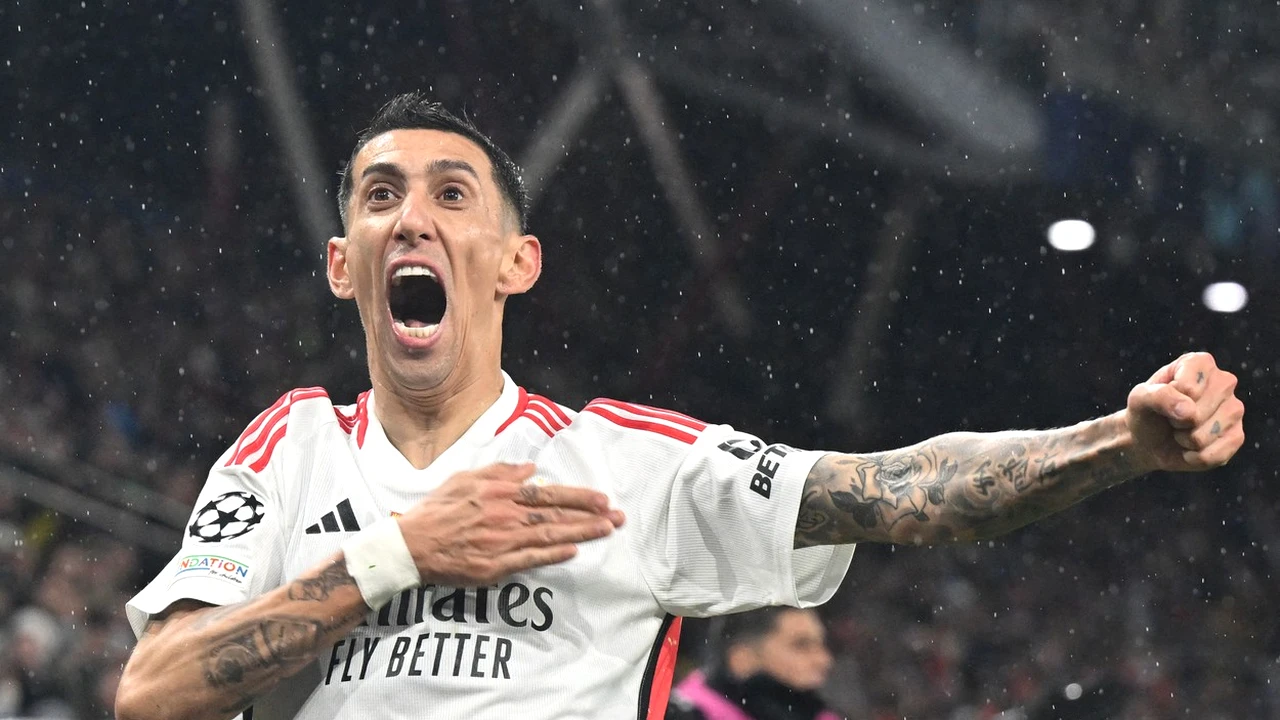 Nebunie curată! Benfica a rămas în Europa după un gol briliant, cu câlcâiul, în minutul 92! Di Maria a dat și el un gol fantastic, direct din corner. Video