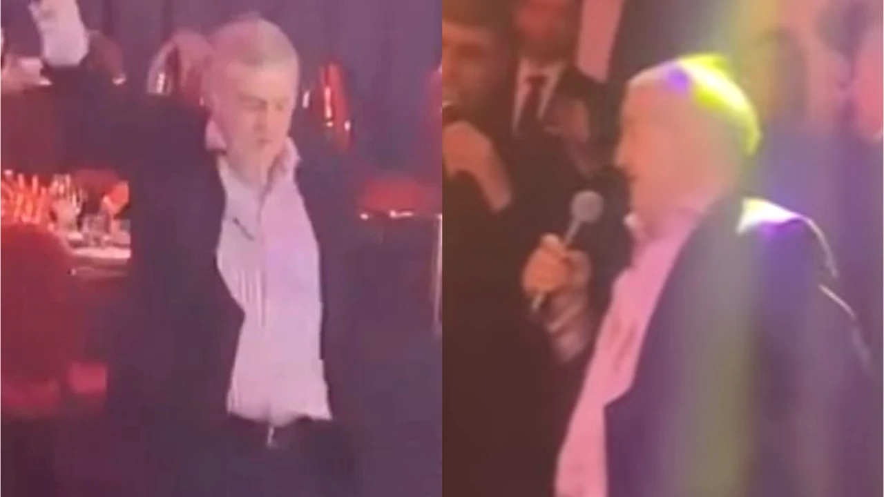 Gigi Becali, dezlănțuit la petrecerea de cununie a lui Ianis Hagi. Nu a mai rezistat și a luat microfonul. Video