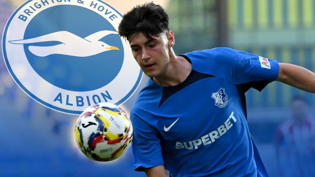 Anunț teribil de la Brighton, pentru Mazilu. Unde va evolua fostul fotbalist al lui Hagi: „Este foarte greu să joci în Premier League”