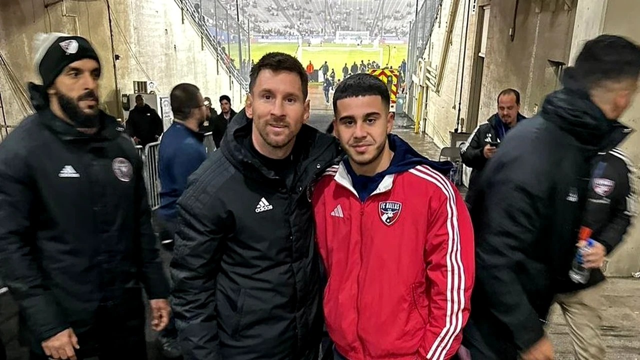 Cea mai scumpă poză din colecție! “Messi” Sali s-a întâlnit cu Leo Messi după ultimul meci