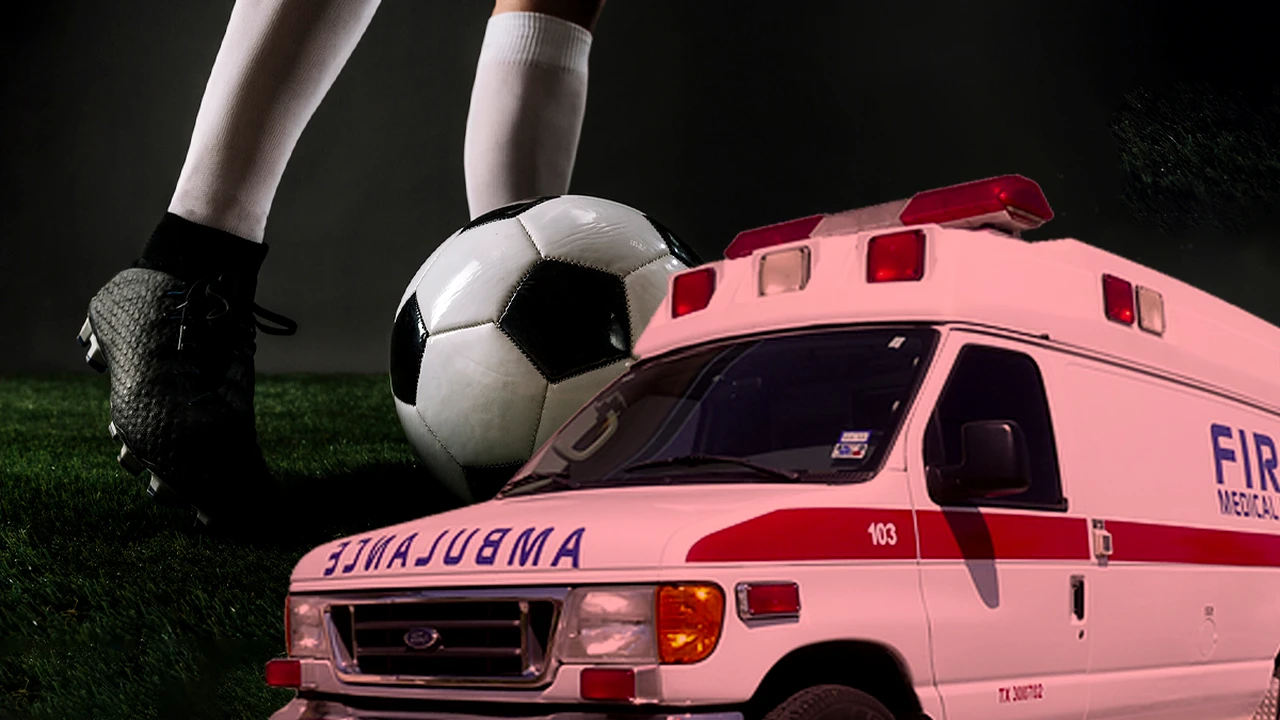 Incident șocant în timpul unui meci de fotbal. Un jucător a ajuns la spital, după ce a fost împușcat