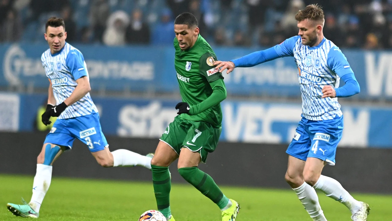 CSU Craiova – Farul Constanța 1-2. Munteanu, trei ratări monumentale. Mitriță, două bare. Spectacol total în Oltenia. Video