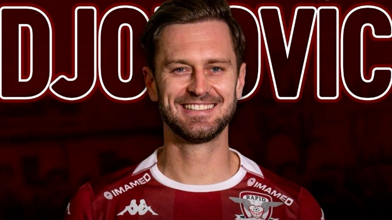 Damjan Djokovic a fost prezentat oficial la Rapid. O nouă lovitură pentru Dan Șucu