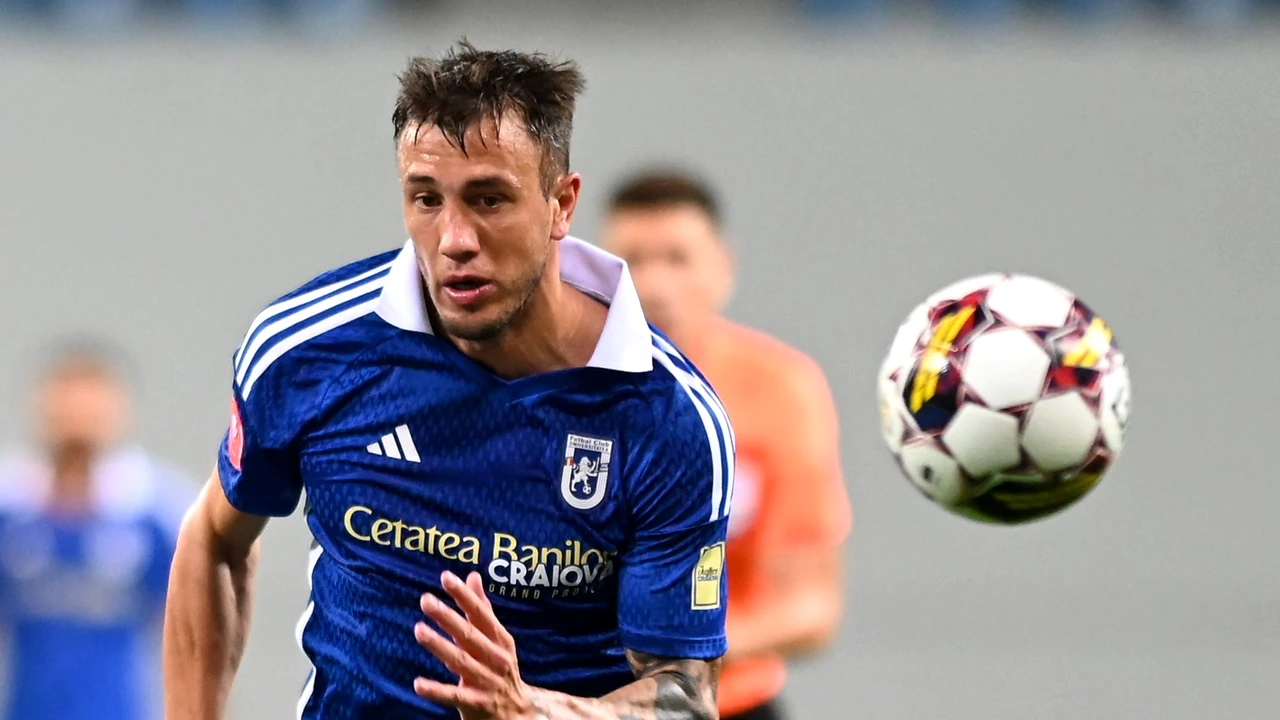 După Compagno, poate să plece și Compagnucci! FCU Craiova a primit o ofertă pentru fundașul argentinian