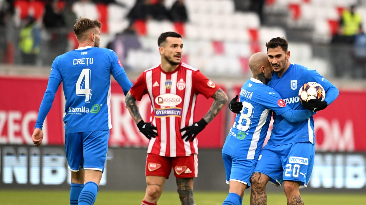 Sepsi – Universitatea Craiova 1-3. Craiova trăiește, Petev supraviețuiește! Oltenii, victorie într-un meci spectaculos, în care VAR a decis tot. Cum arată acum clasamentul