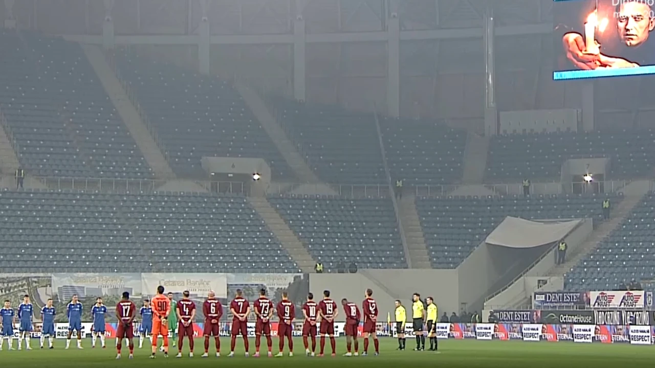 Unic pe planetă! Mititelu a cerut moment de reculegere înainte de FCU Craiova – CFR Cluj în memoria lui Alexei Navalnîi, opozantul lui Putin care a murit în condiții misterioase