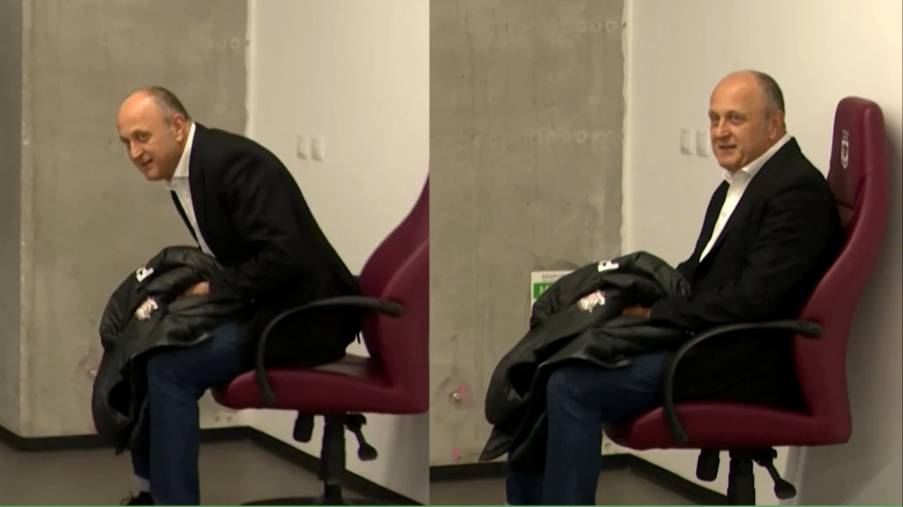 Dan Șucu a stat „la coadă” pentru conferința de presă: „Am zis să vă salut!”