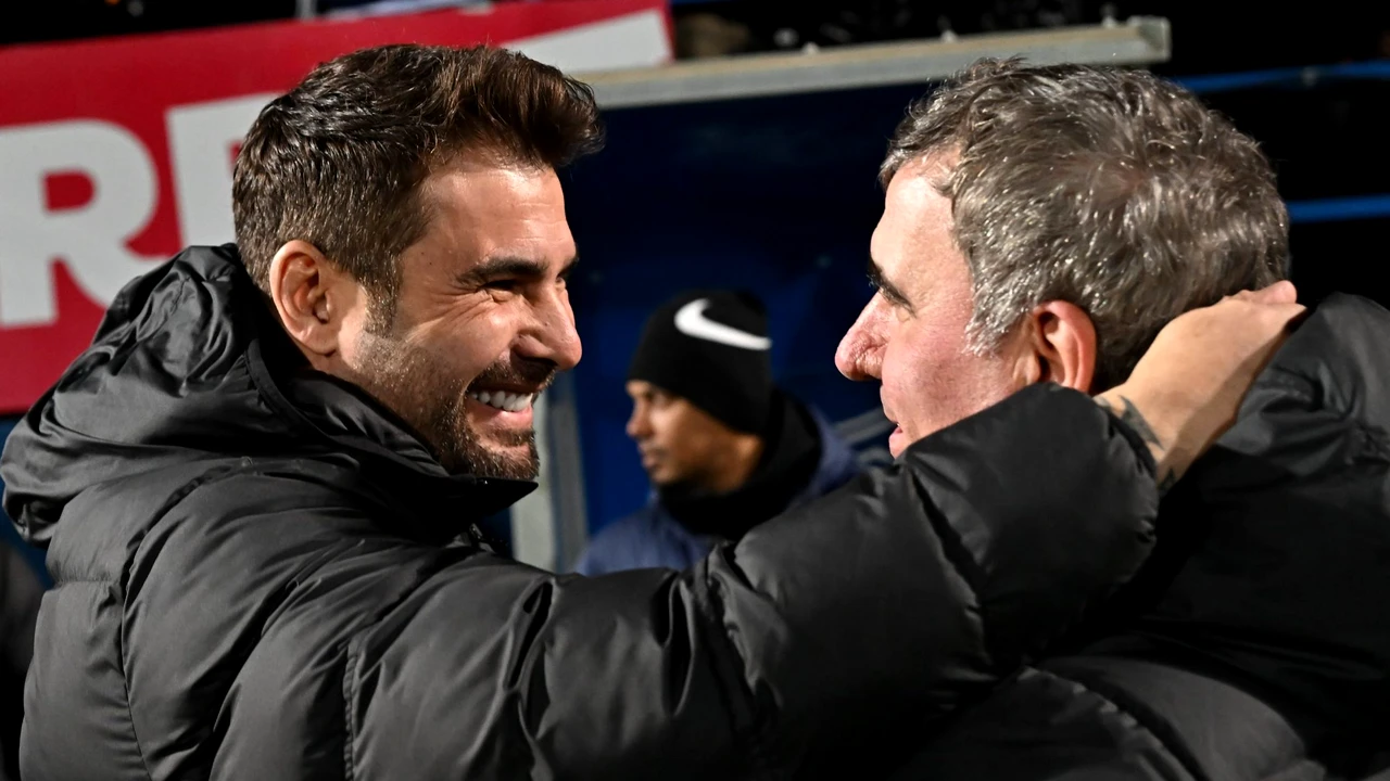 Ce au făcut Mutu și Hagi când au dat nas în nas, la ieșirea echipelor de pe tunel cu câteva secunde înainte de Farul – CFR Cluj