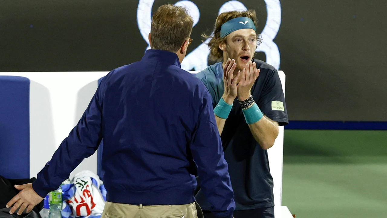 Circ total în tenis. Rusul Rublev a fost descalificat după un gest reprobabil. Video