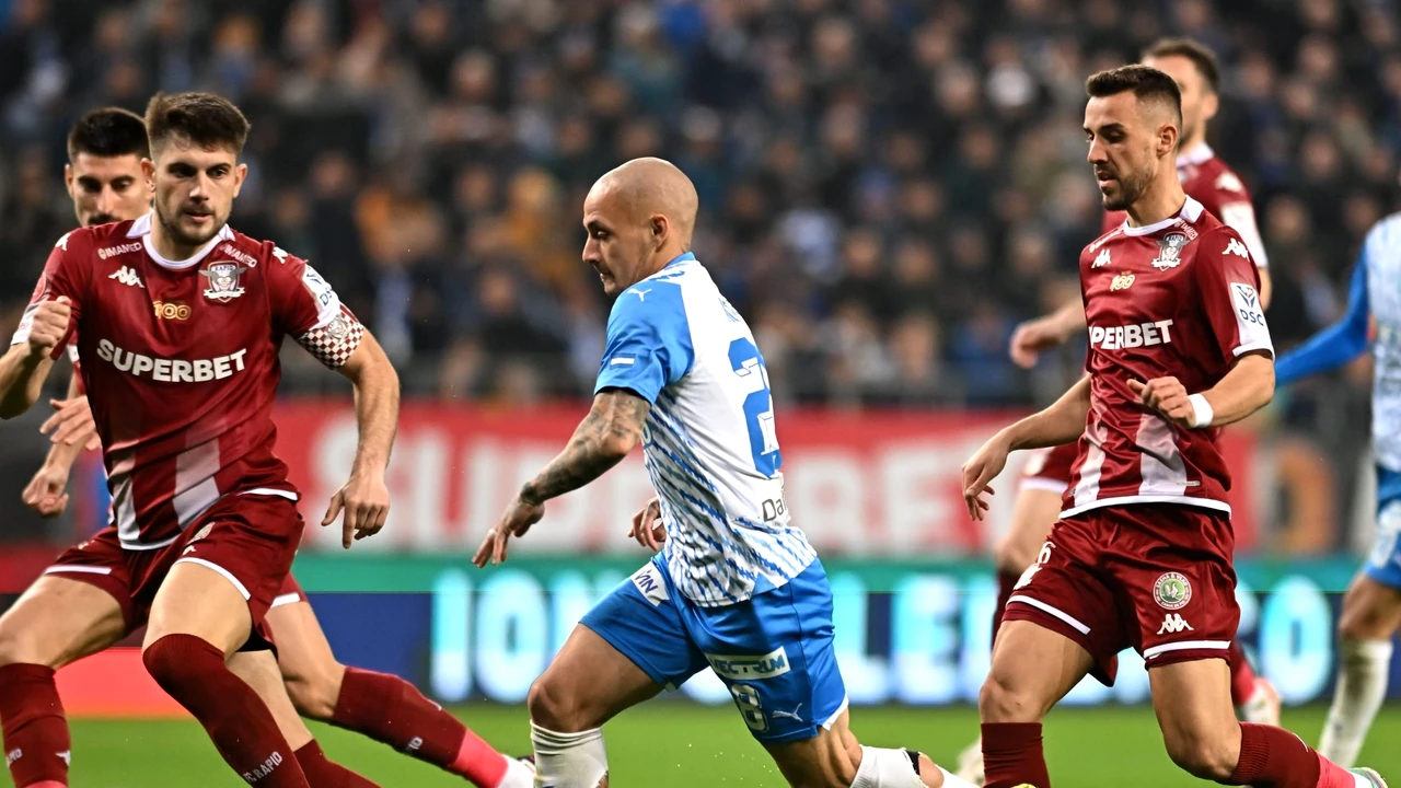 „Dinamita” Mitriță a explodat în poarta Rapidului. Sezon fantastic pentru „Messi” al Olteniei: „E cel mai bun din cariera mea”