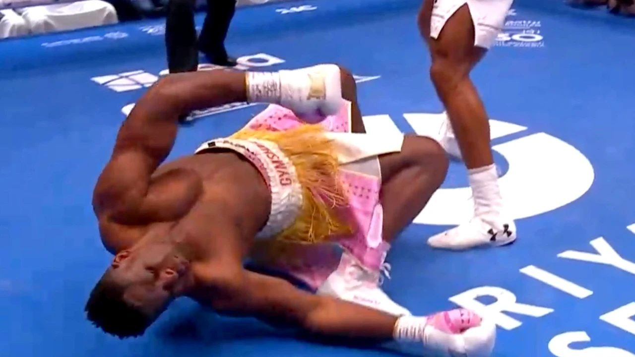 Anthony Joshua, KO devastator în fața lui Francis Ngannou. N-a avut milă şi l-a spulberat pe camerunez. Video