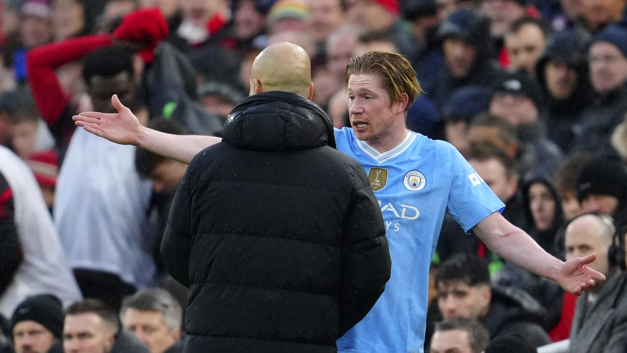 ”Ar fi fost imposibil de imaginat fără el”. Guardiola, după ce De Bruyne și-a anunțat plecarea de la City