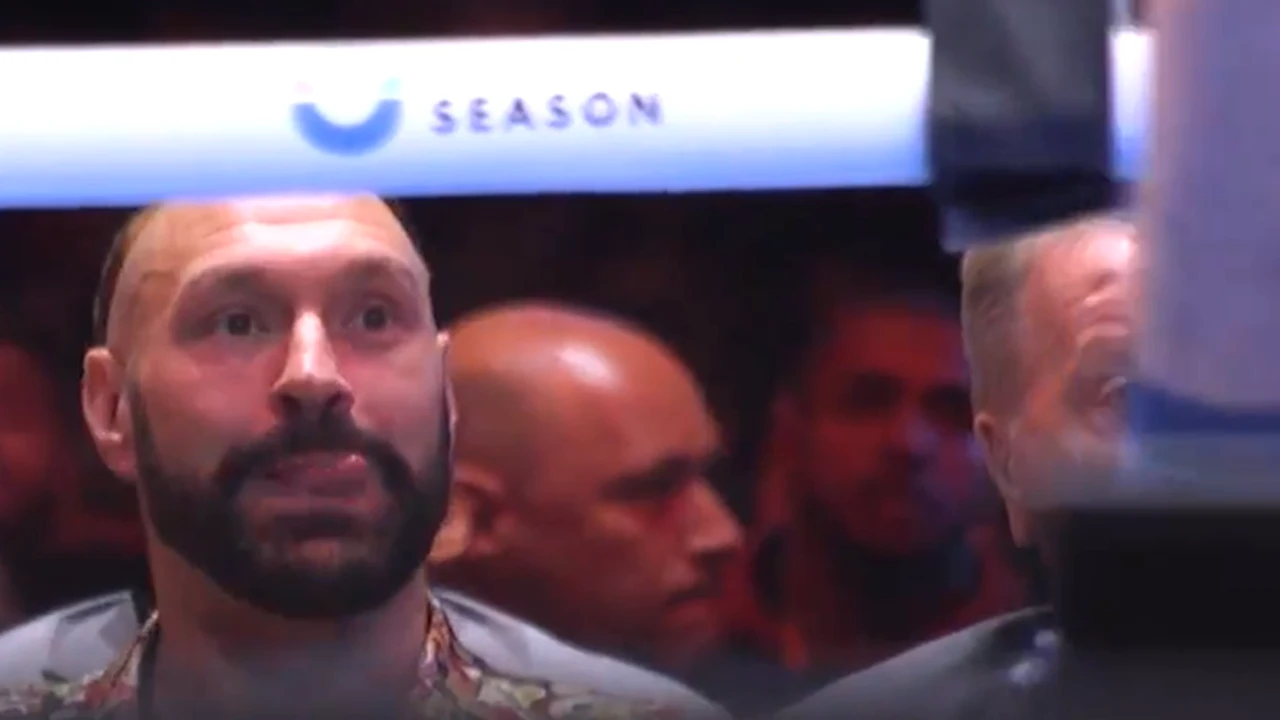 Viral: Cum a reacționat Tyson Fury la meciul în care rivalul Anthony Joshua l-a spulberat pe Francis Ngannou