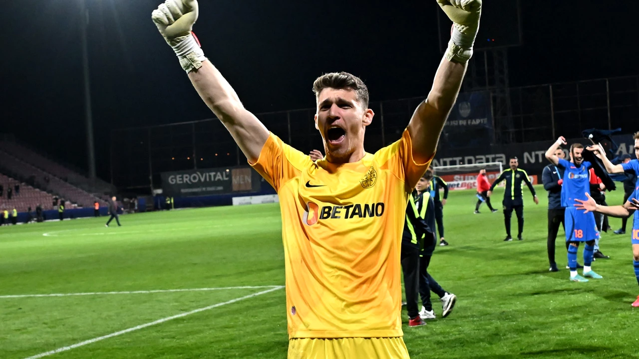 Ștefan Târnovanu, mai motivat ca niciodată înaintea derby-ului FCSB – Rapid: „Plecăm cu prima şansă!”