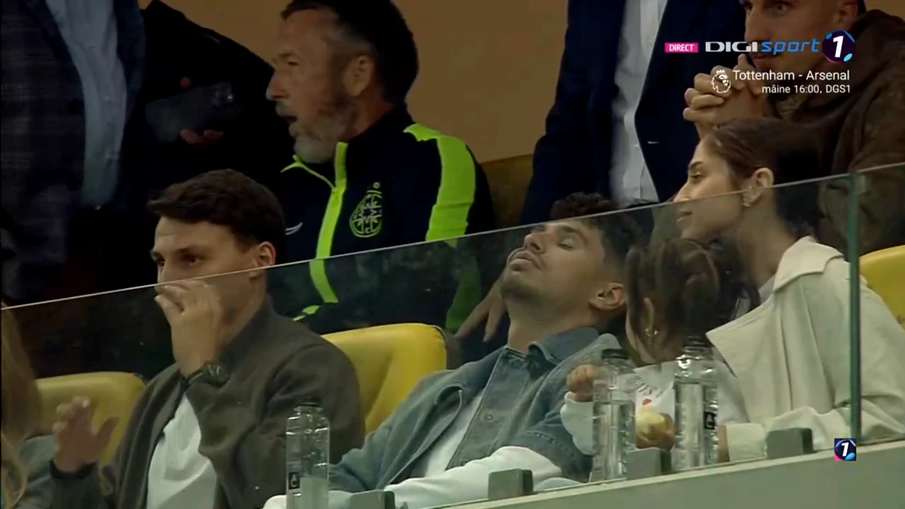 După golul lui Miculescu, toate camerele s-au dus în loja FCSB! Cum au fost surprinși „Mbappe” Coman, Mihai Stoica și Risto Radunovic