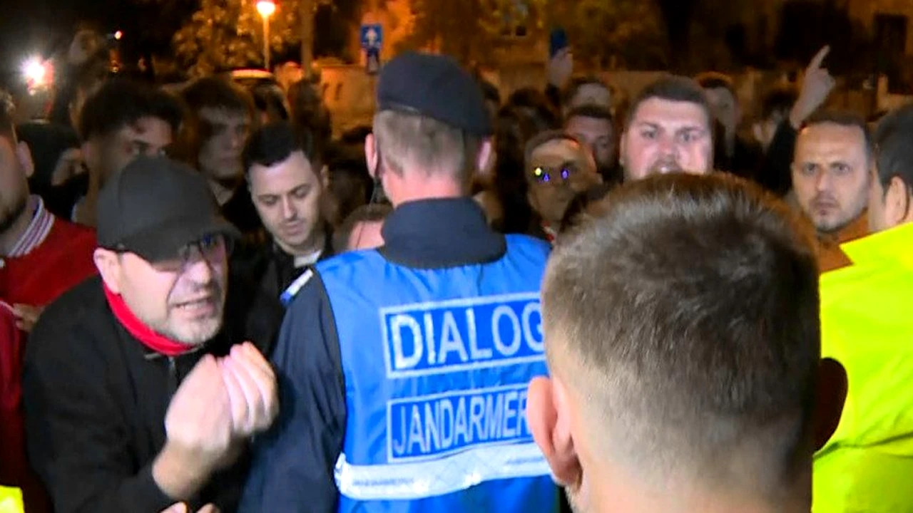 Scene tensionate la „Arcul de Triumf”! Ce s-a întâmplat imediat după 1-1-ul Dinamo – Voluntari: Jandarmii intervin de urgență!
