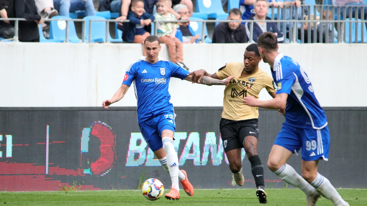 FCU Craiova – FC Voluntari 0-0 (2-4 d.l.d.) Ilfovenii se califică dramatic în semifinalele Cupei României