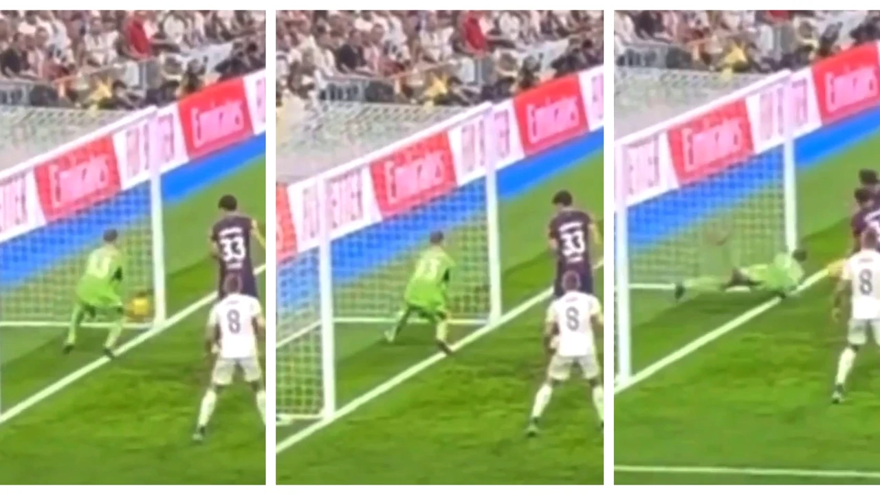 Dovada clară că Barcelonei i-a fost scoasă mingea din poartă în fața lui Real Madrid. Mingea intră complet în poartă. Video
