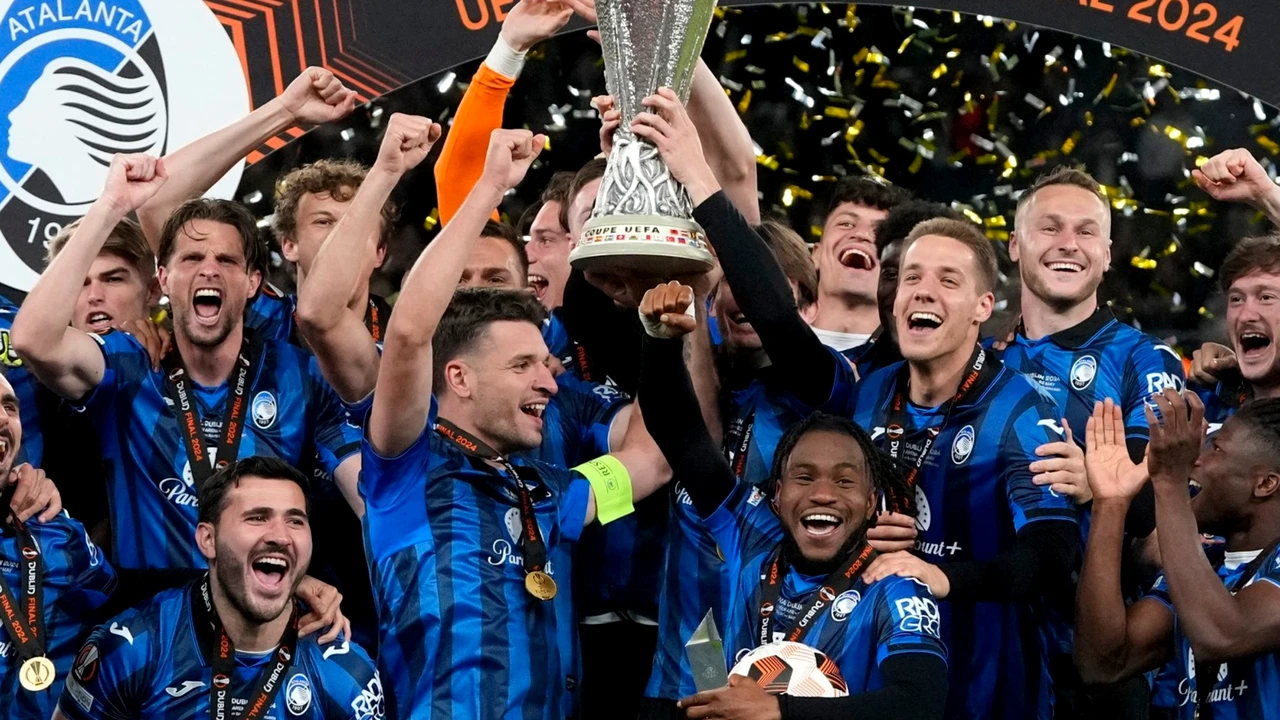 Imagini de senzație de la petrecerea Atalantei, după ce a cucerit trofeul Europa League