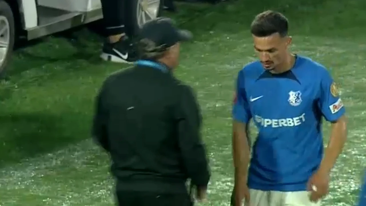 Gest uluitor făcut de Cristi Ganea după ce a fost schimbat în CFR – Farul 5-1! Nici nu a vrut să-l vadă pe Hagi