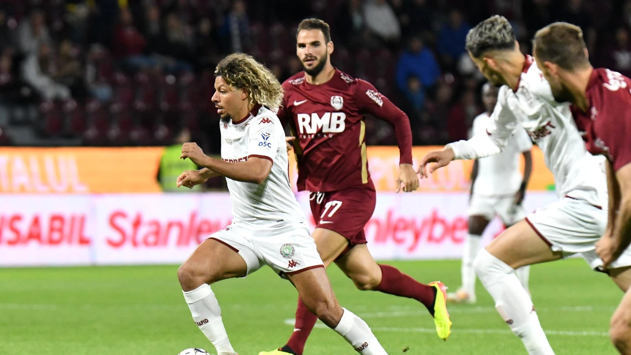 CFR Cluj – Rapid 3-2. Victorie pentru Dan Petrescu la debutul noului mandat. Ardelenii speră la Europa, giuleștenii își iau adio. Cum arată clasamentul playoff-ului