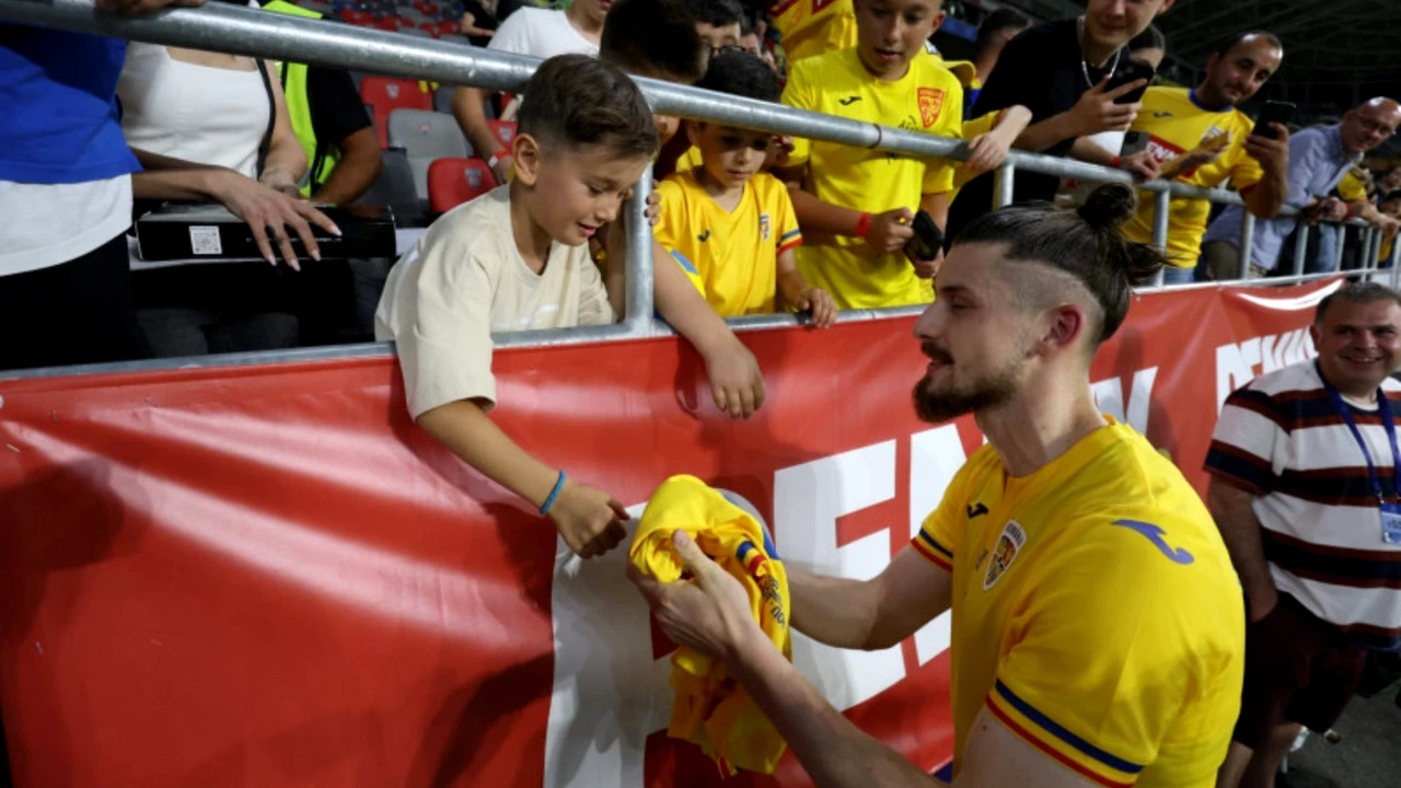 Mesajul emoționant transmis de Drăgușin lui Ricardo, micul fan al naționalei României. Gestul lui Radu i-a cucerit pe toți copiii