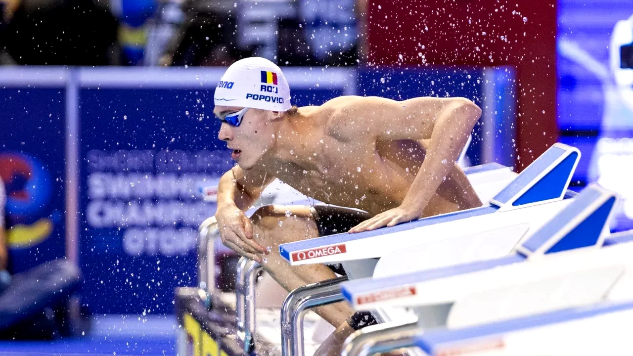 Cine dă la TV cursa lui David Popovici de la 200 de metri liber, care îi poate aduce primul titlu olimpic