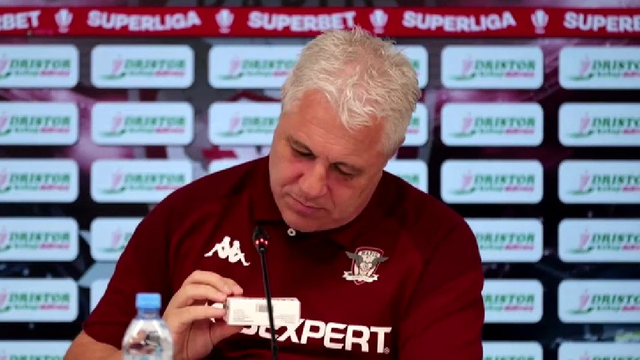 “Să le lua luați și voi, eu iau zilnic”.  Cu ce pastile a venit Șumudică la conferința de presă dinaintea meciului cu U Cluj