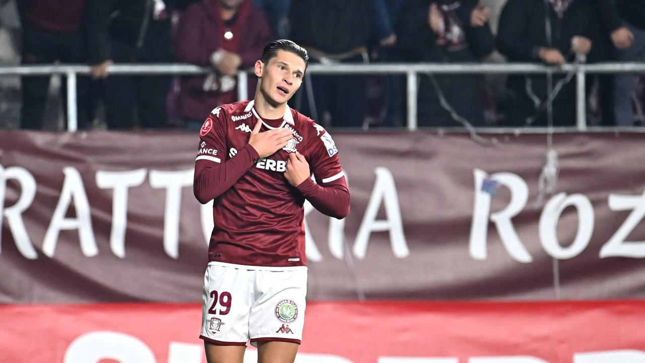 Alex Dobre, ironizat după evoluția de la meciul Rapid – U Cluj: ”N-ai voie! Te gândeai la interviul de după?”